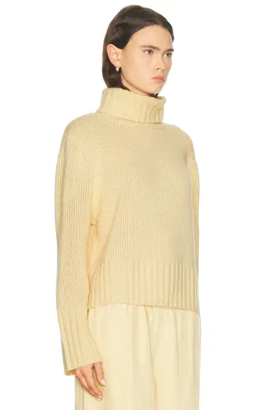 Jenni Kayne Cropped Jet Turtleneck Sweater | Thumbnail 2 Jenni Kayne Cropped Jet Turtleneck Sweater | Thumbnail 2