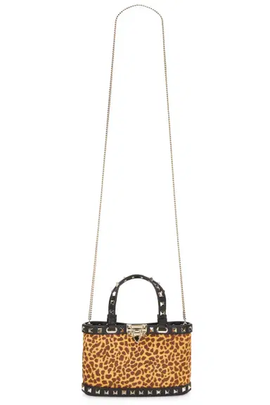Valentino Garavani St. Mini Animalier Calf Hair Mini Bag | Thumbnail 1 Valentino Garavani St. Mini Animalier Calf Hair Mini Bag | Thumbnail 1