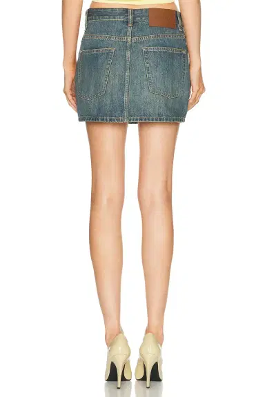 Helmut Lang Denim Mini Skirt | Thumbnail 4 Helmut Lang Denim Mini Skirt | Thumbnail 4