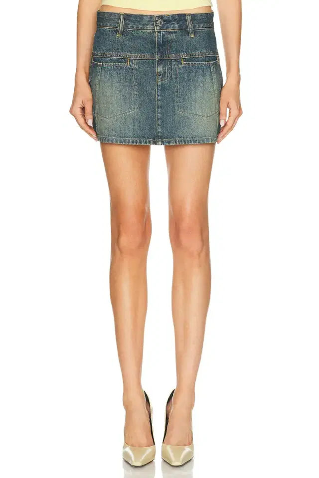 Helmut Lang Denim Mini Skirt