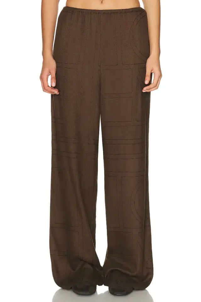 Toteme Monogram Flannel PJ Pant
