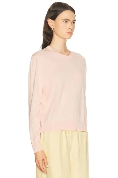 ENZA COSTA Silk Knit Crewneck Sweater | Thumbnail 2 ENZA COSTA Silk Knit Crewneck Sweater | Thumbnail 2