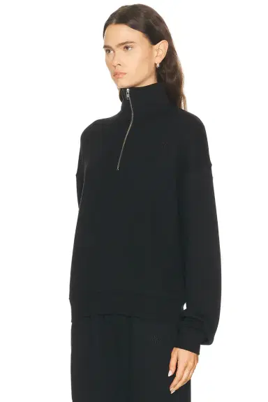 ÉTERNE Oversized Half Zip Sweatshirt | Thumbnail 2 ÉTERNE Oversized Half Zip Sweatshirt | Thumbnail 2