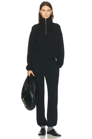 ÉTERNE Oversized Half Zip Sweatshirt | Thumbnail 4 ÉTERNE Oversized Half Zip Sweatshirt | Thumbnail 4