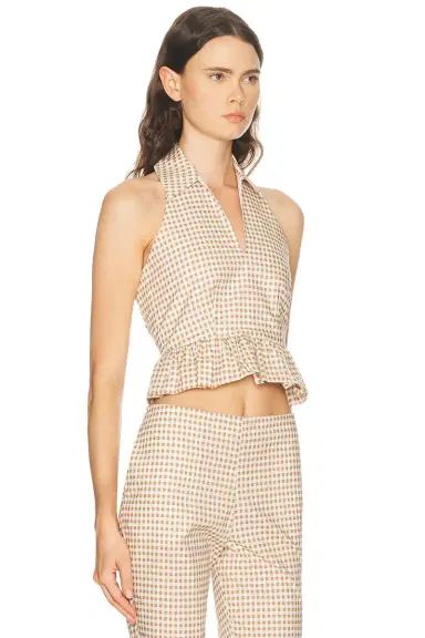 CAROLINE CONSTAS Aya Halter Top | Thumbnail 2 CAROLINE CONSTAS Aya Halter Top | Thumbnail 2