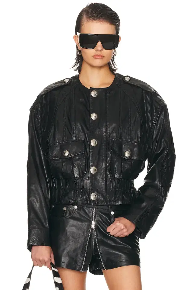 R13 Oversized Crewneck Jacket