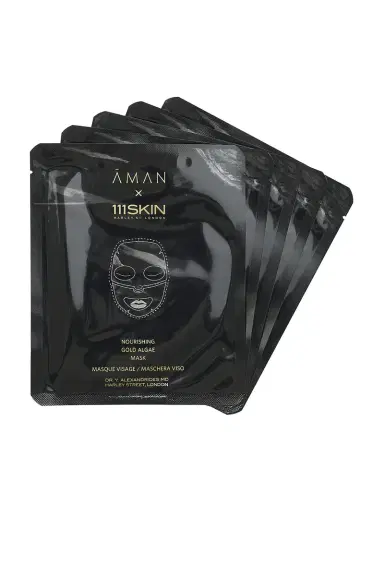 Aman x 111SKIN Nourishing Gold Algae Face Mask 5 Pack | Thumbnail 2
