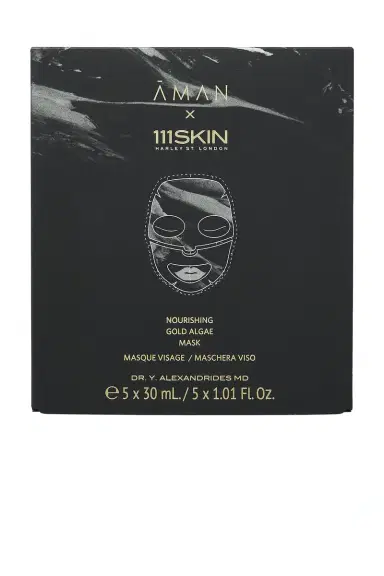 Aman x 111SKIN Nourishing Gold Algae Face Mask 5 Pack | Thumbnail 1