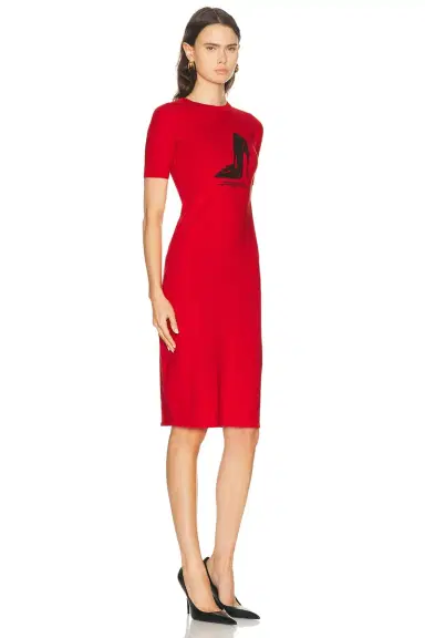 Willy Chavarria Her Pleasure Stiletto T-Shirt Dress | Thumbnail 2