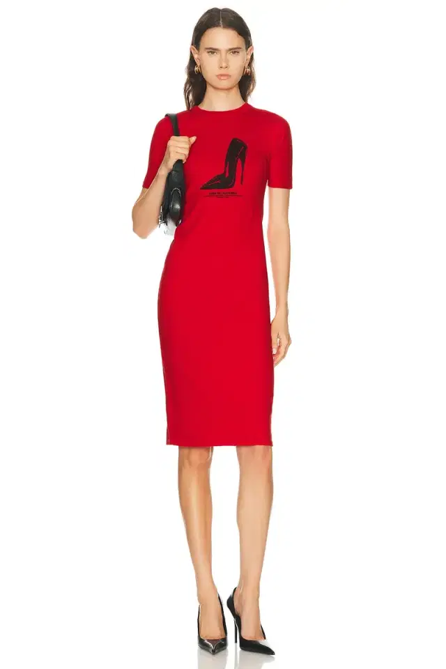 Willy Chavarria Her Pleasure Stiletto T-Shirt Dress