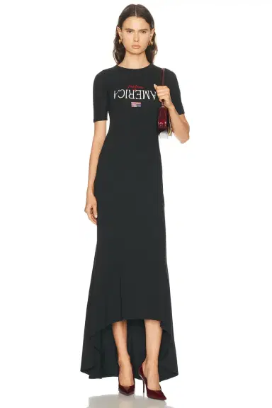 Willy Chavarria Welcome To America Jersey Gown | Thumbnail 1
