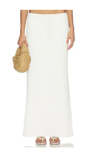 SEVEN WONDERS Adalee Ruffle Texture Maxi Skirt | Thumbnail 1