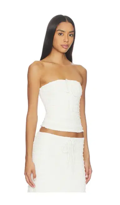 SEVEN WONDERS Adalee Ruffle Texture Strapless Top | Thumbnail 2 SEVEN WONDERS Adalee Ruffle Texture Strapless Top | Thumbnail 2