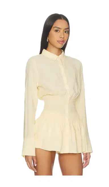 SEVEN WONDERS Adora Long Sleeve Shirred Shirt | Thumbnail 2 SEVEN WONDERS Adora Long Sleeve Shirred Shirt | Thumbnail 2