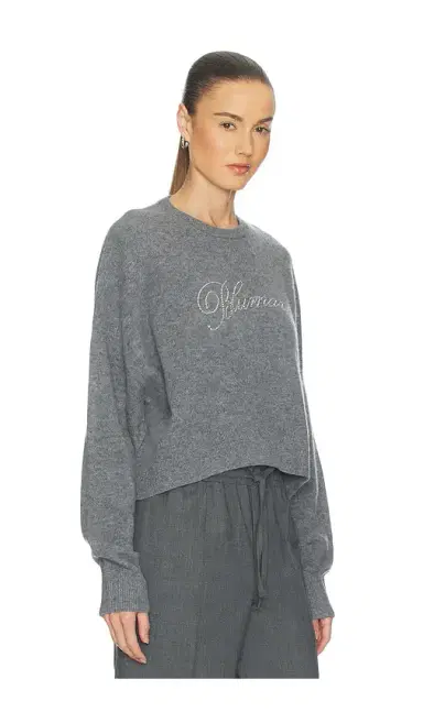 BLUMARINE Knit Logo Embroidered Pullover | Thumbnail 2