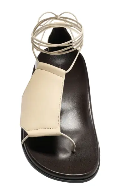 The Row Vivienne Lace-Up Leather Sandals | Thumbnail 4 The Row Vivienne Lace-Up Leather Sandals | Thumbnail 4