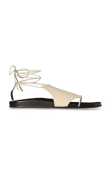 The Row Vivienne Lace-Up Leather Sandals | Thumbnail 1 The Row Vivienne Lace-Up Leather Sandals | Thumbnail 1