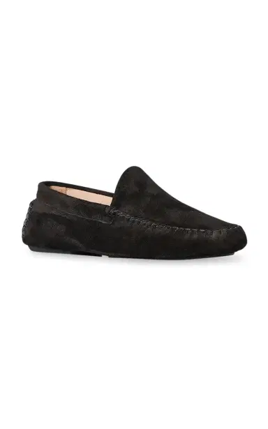 The Row Lucca Suede Loafers | Thumbnail 3 The Row Lucca Suede Loafers | Thumbnail 3