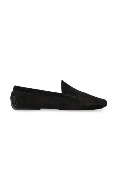 The Row Lucca Suede Loafers | Thumbnail 1 The Row Lucca Suede Loafers | Thumbnail 1