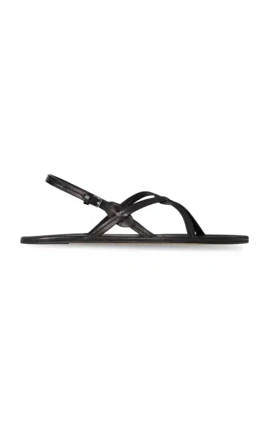 The Row Malick Strap Leather Sandals | Thumbnail 9