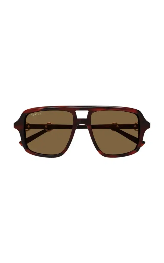 Gucci Aviator-Frame Acetate Sunglasses