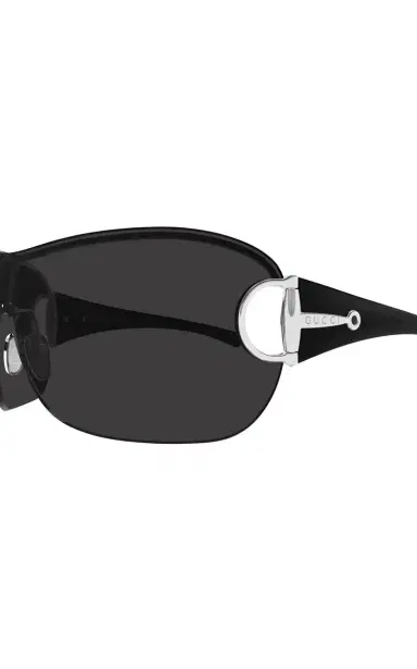 Gucci Mask-Frame Metal Sunglasses | Thumbnail 4 Gucci Mask-Frame Metal Sunglasses | Thumbnail 4