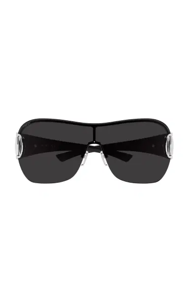 Gucci Mask-Frame Metal Sunglasses | Thumbnail 1 Gucci Mask-Frame Metal Sunglasses | Thumbnail 1