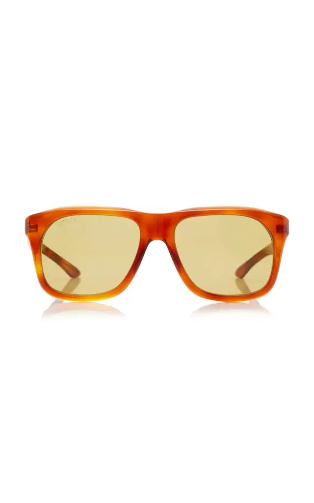 Gucci Square-Frame Acetate Sunglasses