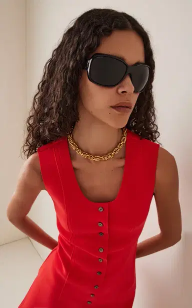Gucci Mask-Frame Acetate Sunglasses | Thumbnail 2 Gucci Mask-Frame Acetate Sunglasses | Thumbnail 2