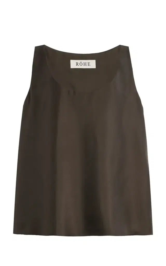 Silk Scoop-Neck Top