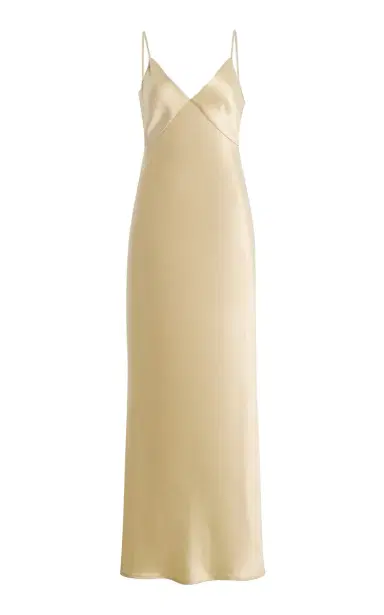 The Row Barika Silk Satin Dress | Thumbnail 1 The Row Barika Silk Satin Dress | Thumbnail 1