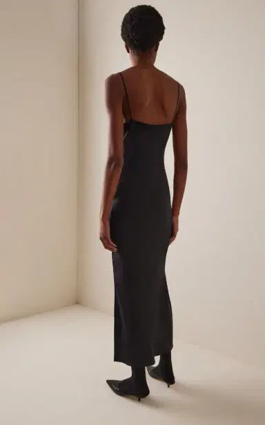 The Row Barina Silk Twill Maxi Dress | Thumbnail 4 The Row Barina Silk Twill Maxi Dress | Thumbnail 4