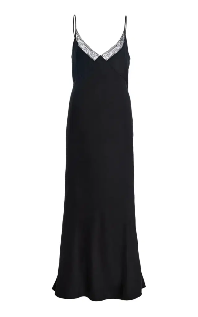 The Row Barina Silk Twill Maxi Dress