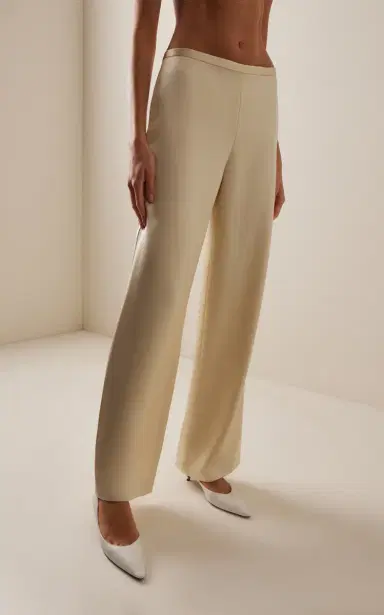 The Row Ardyn Silk Satin Pants | Thumbnail 3 The Row Ardyn Silk Satin Pants | Thumbnail 3