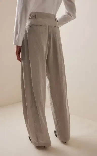 The Row Iven Silk-Blend Barrel-Leg Pants | Thumbnail 4 The Row Iven Silk-Blend Barrel-Leg Pants | Thumbnail 4