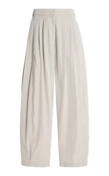 The Row Iven Silk-Blend Barrel-Leg Pants | Thumbnail 1 The Row Iven Silk-Blend Barrel-Leg Pants | Thumbnail 1