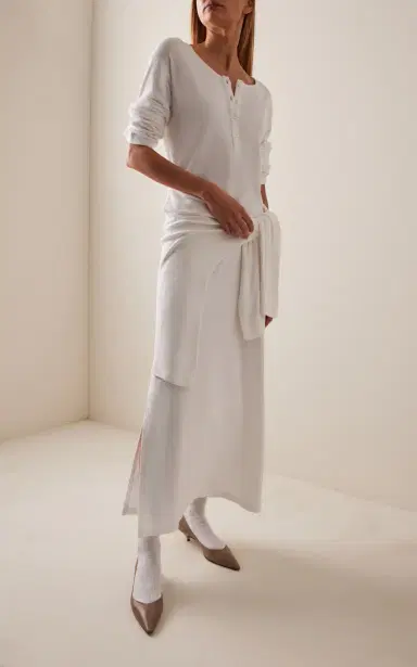 The Row Latoya Cotton-Jersey Maxi Dress | Thumbnail 4 The Row Latoya Cotton-Jersey Maxi Dress | Thumbnail 4