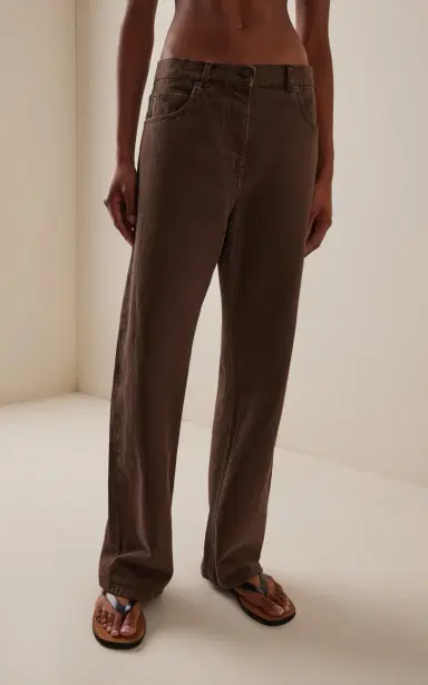The Row Finbar Garment-Dyed Jeans | Thumbnail 3 The Row Finbar Garment-Dyed Jeans | Thumbnail 3