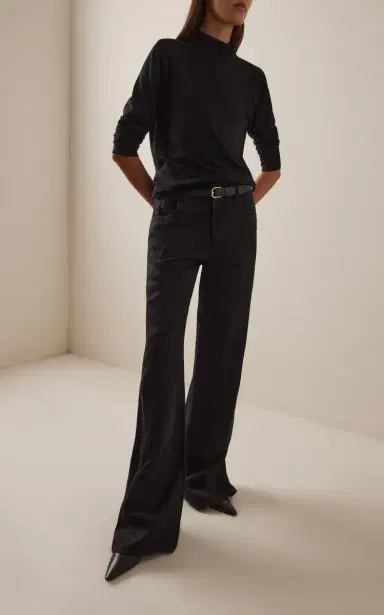 The Row Eglitta Linen Mid-Rise Straight-Leg Jeans | Thumbnail 2