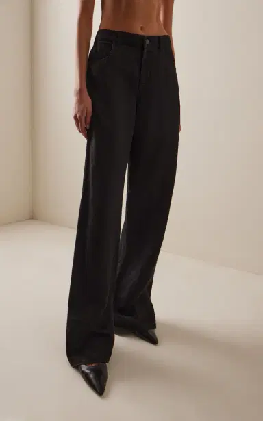 The Row Eglitta Linen Mid-Rise Straight-Leg Jeans | Thumbnail 3