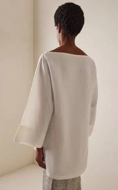 The Row Junia Washed Linen Top | Thumbnail 4