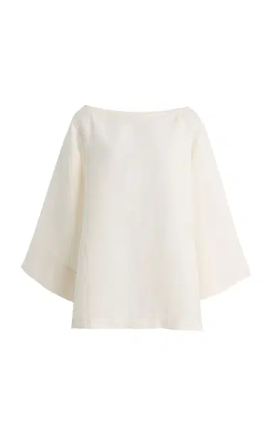 The Row Junia Washed Linen Top | Thumbnail 6