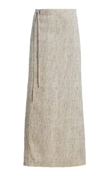 The Row Blum Linen-Silk Drawstring Skirt | Thumbnail 1 The Row Blum Linen-Silk Drawstring Skirt | Thumbnail 1