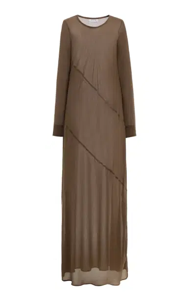 SLOAN Exclusive Long-Seam Georgette Gown | Thumbnail 3 SLOAN Exclusive Long-Seam Georgette Gown | Thumbnail 3