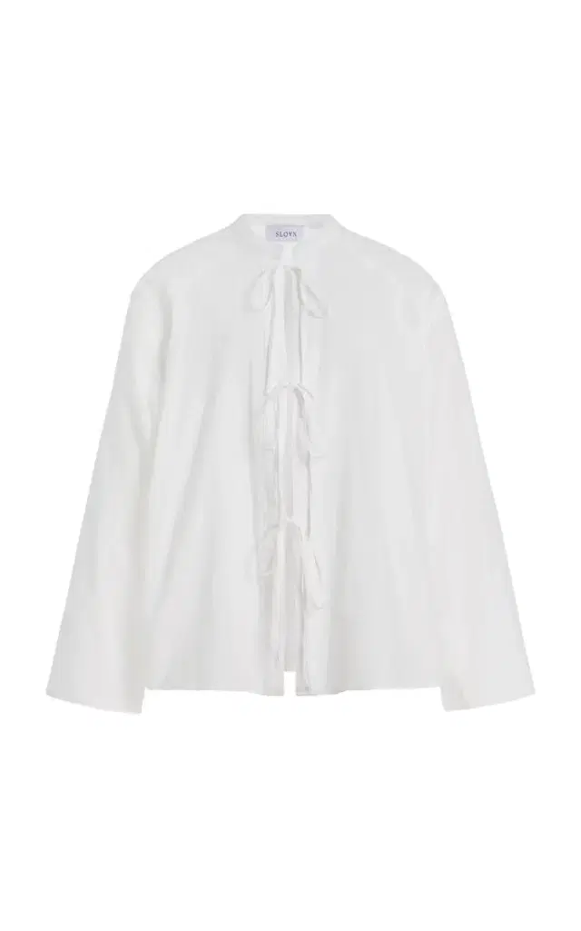 SLOAN Exclusive Cotton Voile Tie Tunic