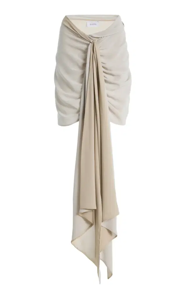 SLOAN Exclusive Georgette Mini Pareo Skirt