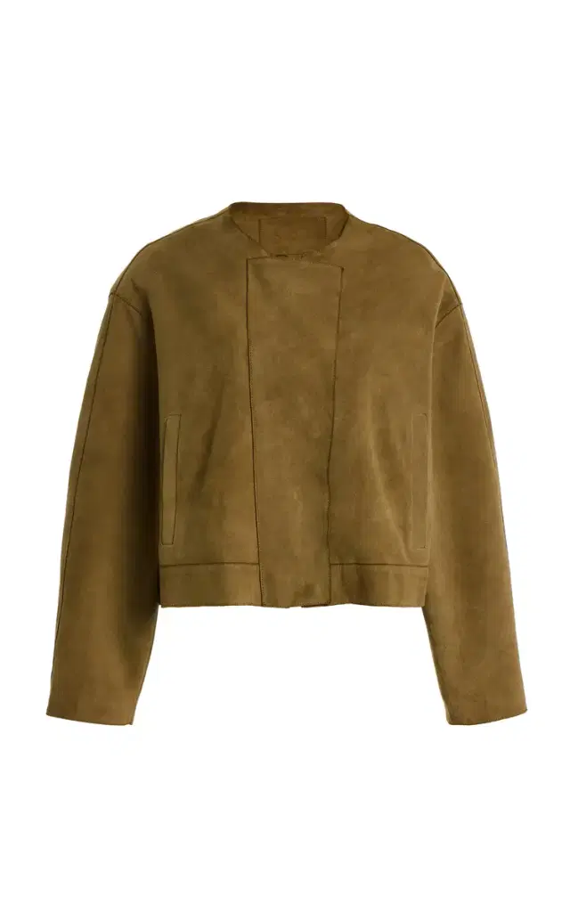 SLOAN Exclusive Suede Bomber Jacket