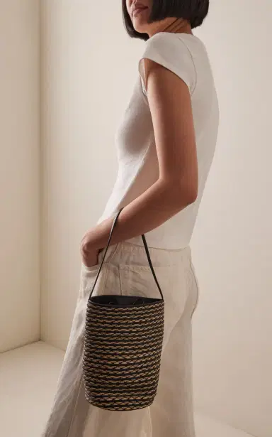 The Row Small N/S Beau Raffia Tote Bag | Thumbnail 4 The Row Small N/S Beau Raffia Tote Bag | Thumbnail 4