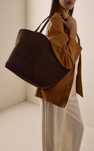 The Row Park Three Edge Suede Tote Bag | Thumbnail 2 The Row Park Three Edge Suede Tote Bag | Thumbnail 2