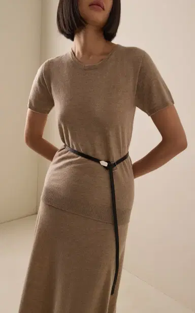 The Row Rhombe Leather Belt | Thumbnail 2 The Row Rhombe Leather Belt | Thumbnail 2